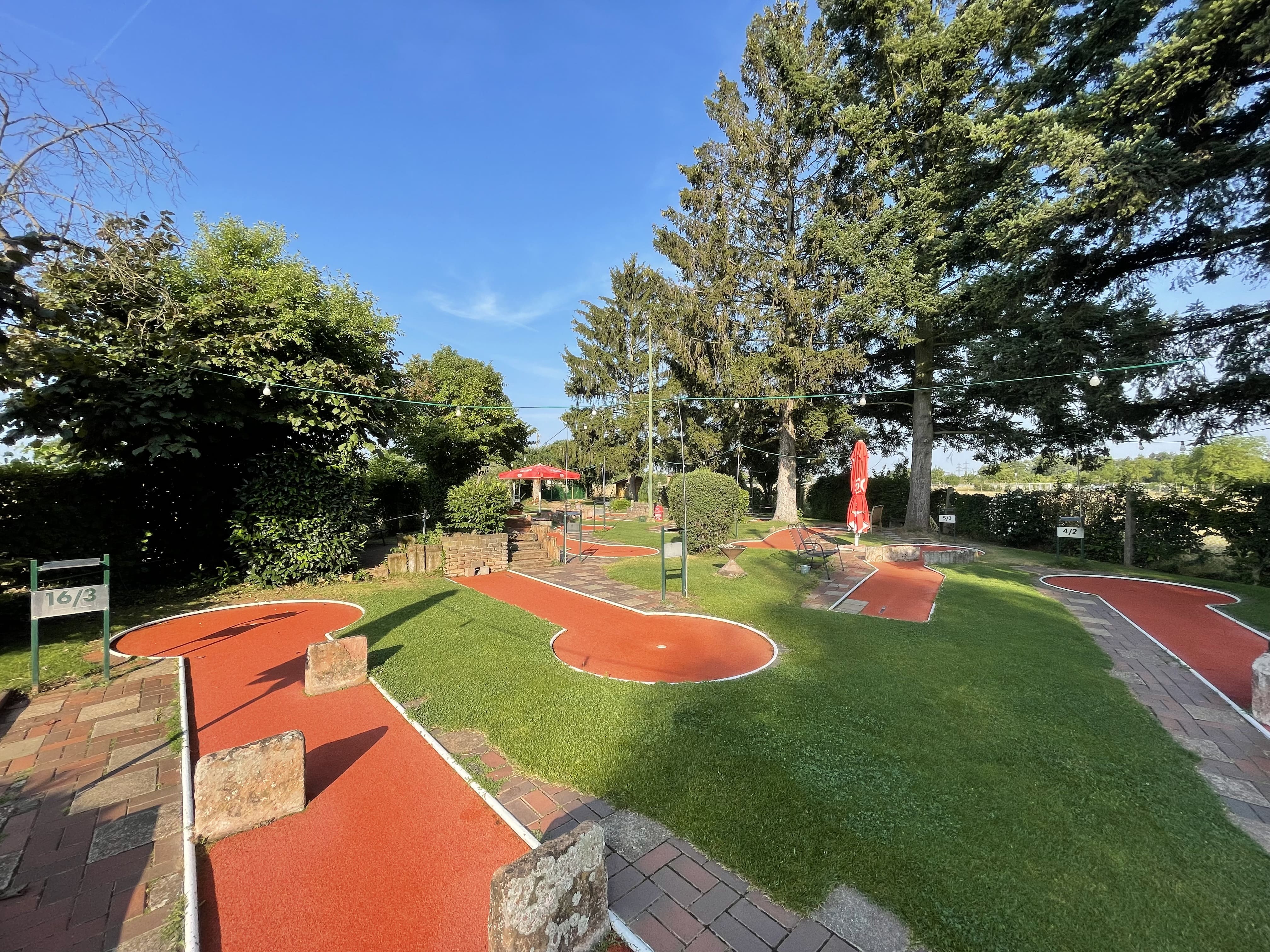 Eppelheim Gartengolf – Minigolfplatz, Ansicht der Anlage
